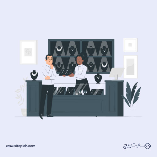 طراحی سایت طلا فروشی